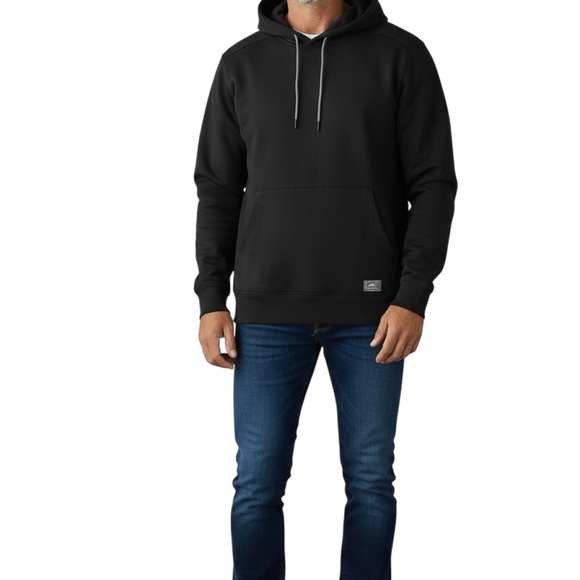 Men's Eddie Bauer Black Everyday Pullover Hoodie Size Large - Picture 3 of 6